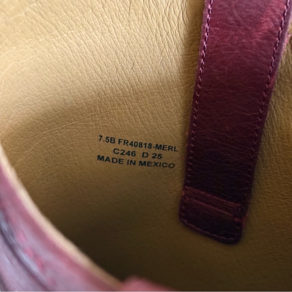 Frye Kate Pull-On Boots Merlot - Picture 7 of 9